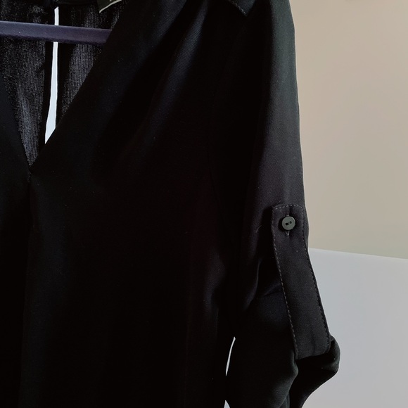 Long-sleeve romper black - Picture 3 of 5